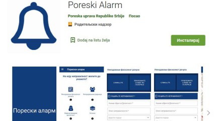 Poreski alarm - mobilna aplikacija za prijavu poreskih nepravilnosti